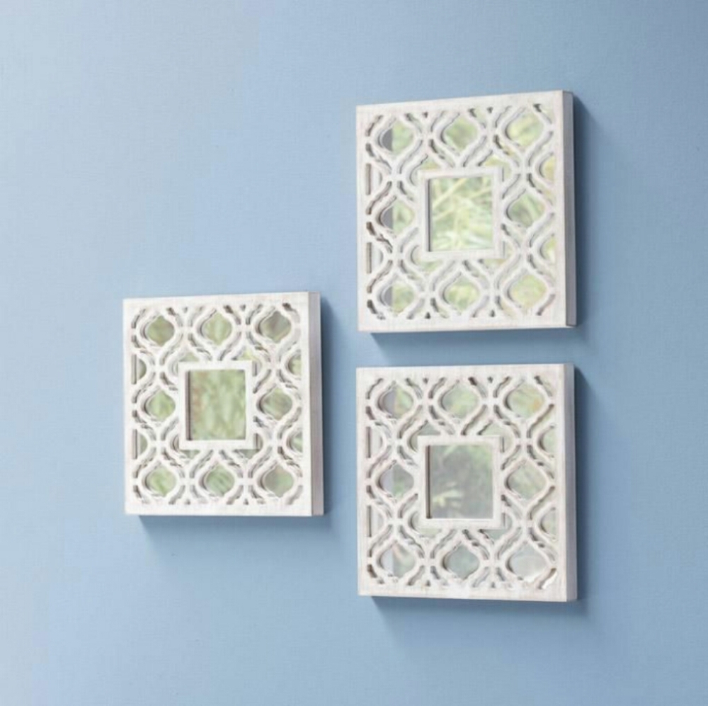 Set of 3 mirrors